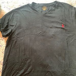 Mens Black Polo T-shirt